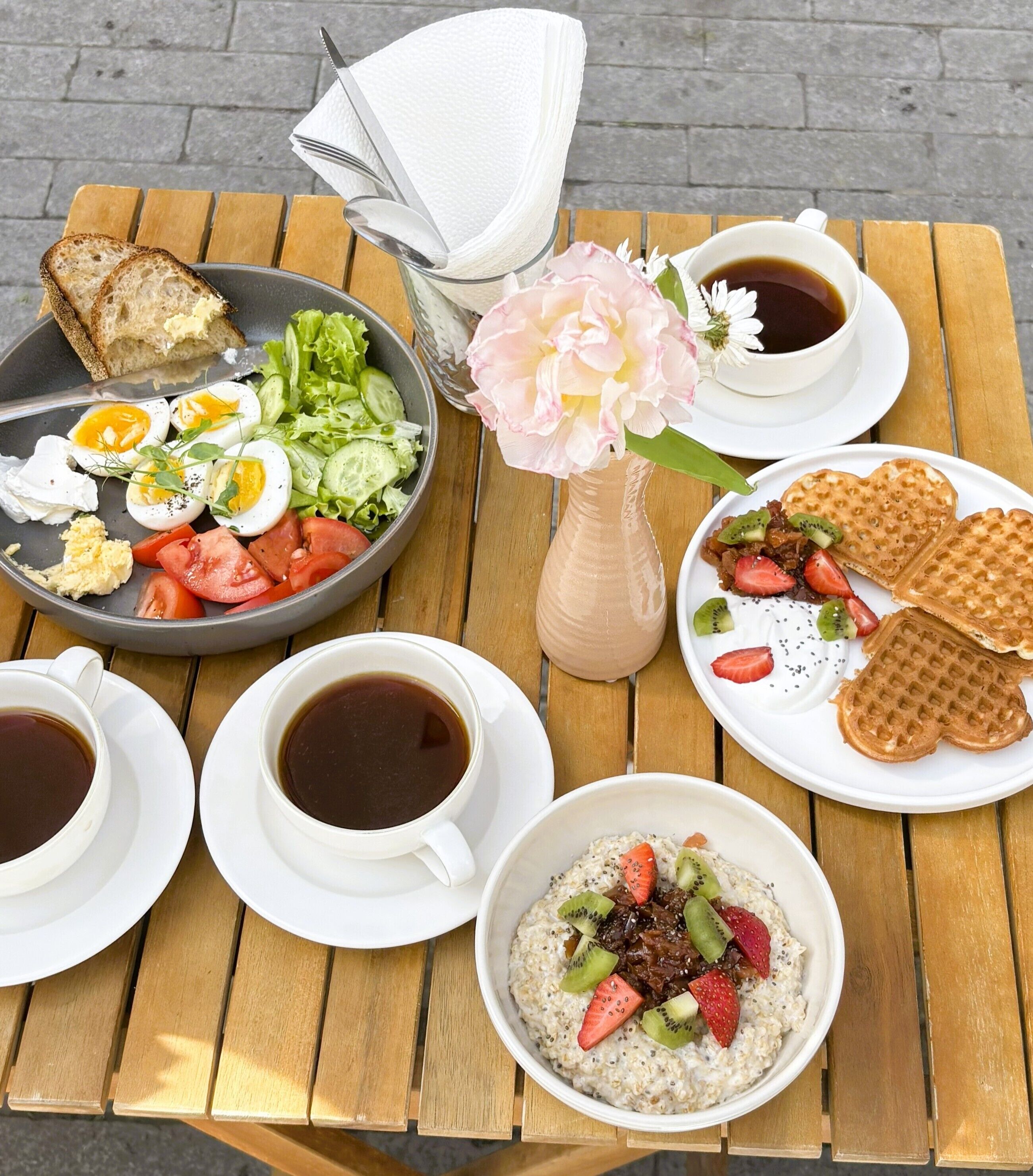 每日供應歐陸早餐 (每人 USD8)