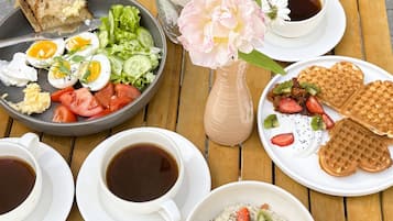 Daily continental breakfast (USD 8 per person)