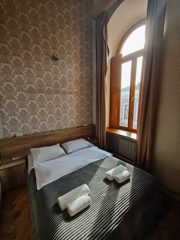 Standard Double Room, City View | Laptop workspace, free WiFi, bed sheets