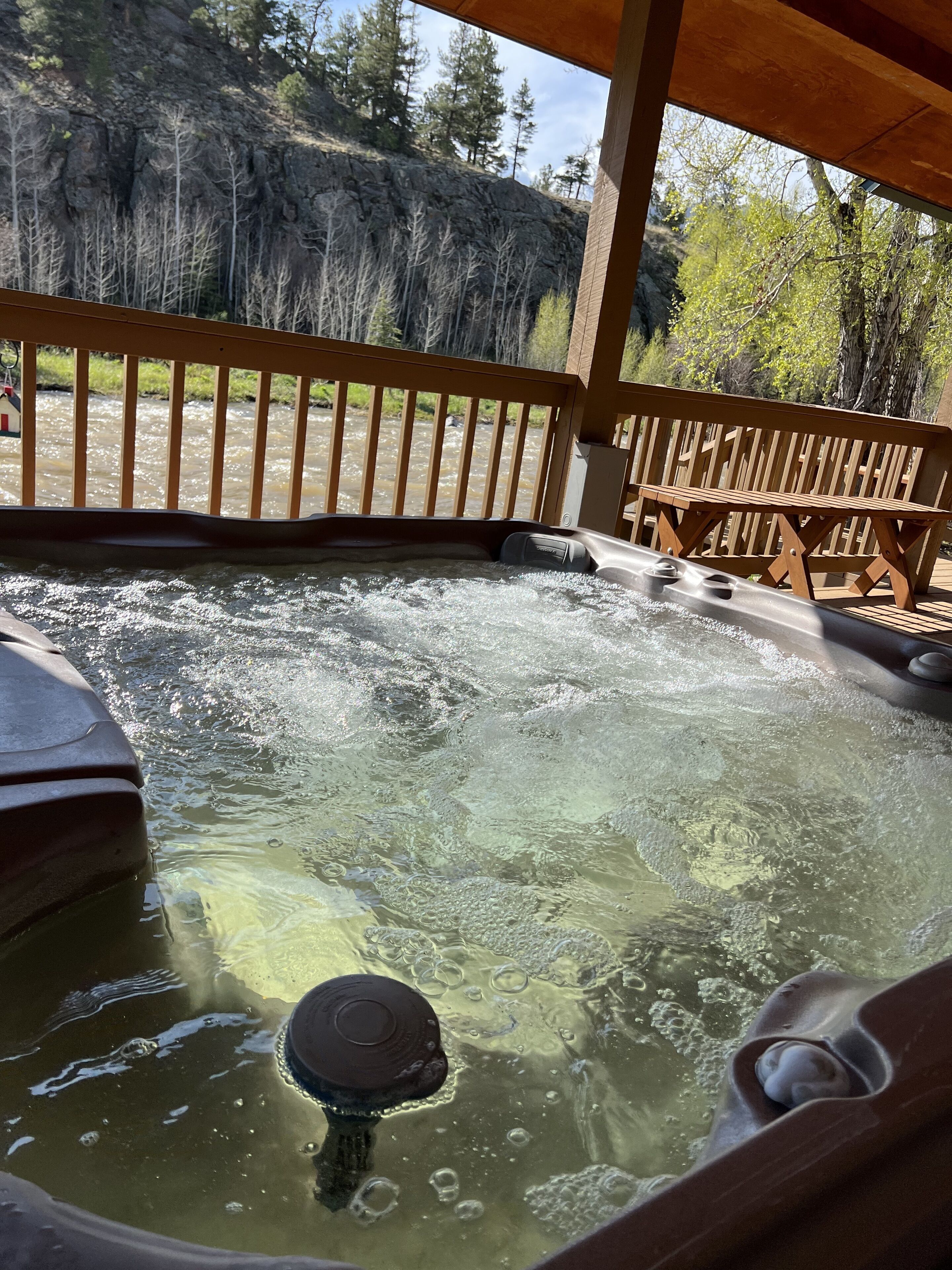 Bain à remous extérieur