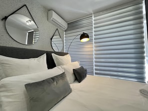 1 habitación, tabla de planchar con plancha, internet y ropa de cama 