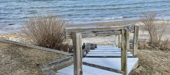 Beautiful updated house on Lake Michigan in the heart of downtown Baileys Harbor