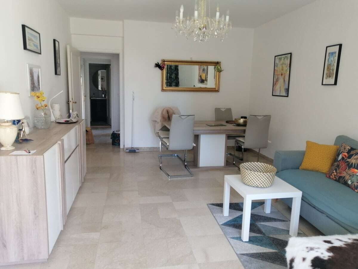 Apt 50m2 Gd Jardin Clim Gge Park 4'mert.b. éQuipé, Rated 9,6/10chez Bookingvidéo. - Antibes