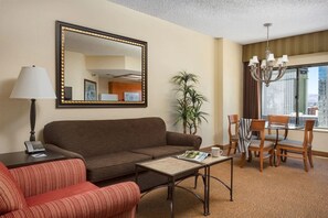 Living area - Polo Towers Suites a Hilton Property - 1 Bedroom Sleeps 4 (Las Vegas)