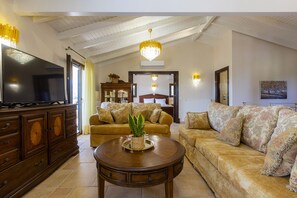 Villa | Living area | DVD player - Solaris Methea Villa Kassiopi Corfu  (Kassiopi)