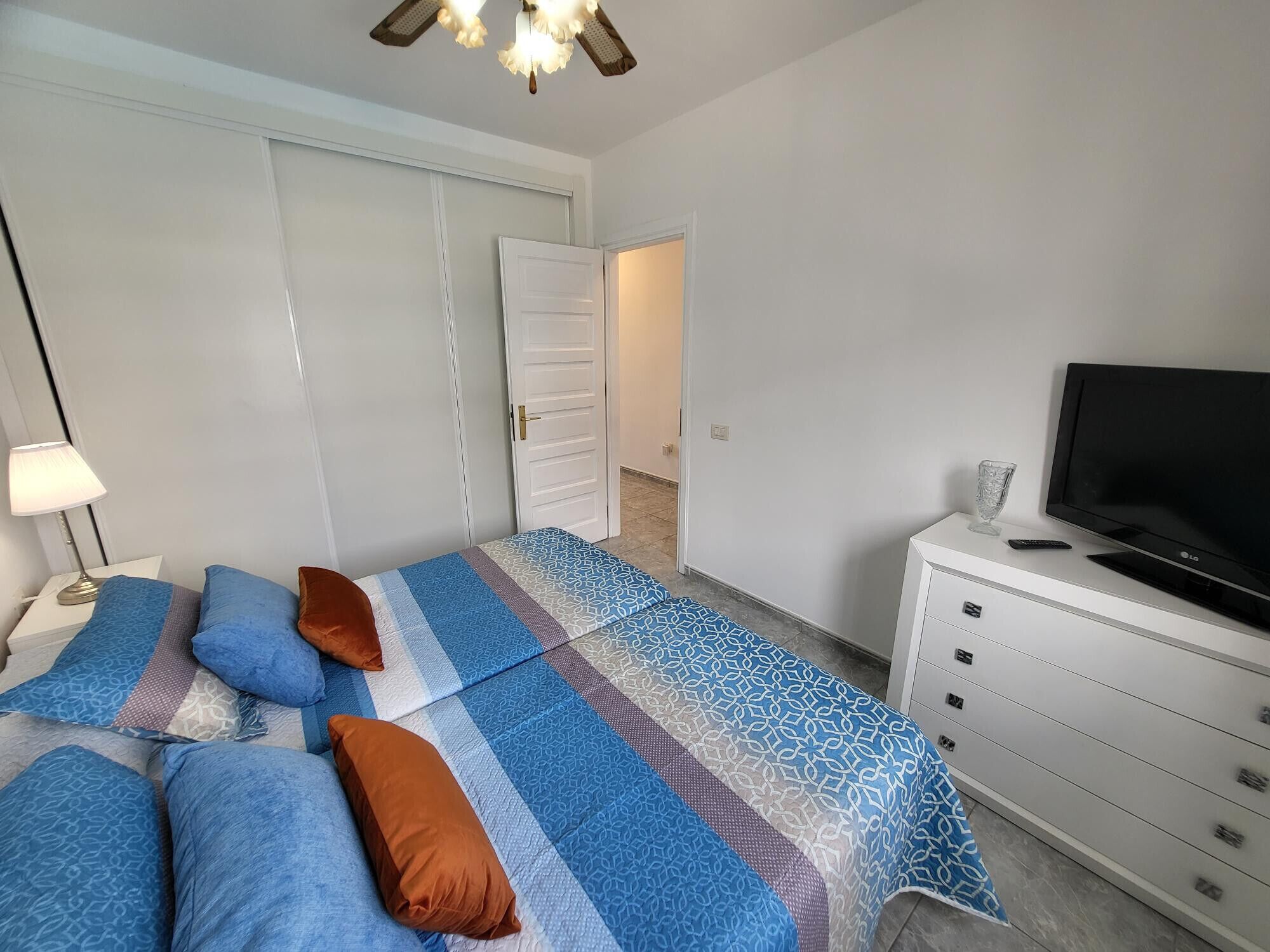 1 bedroom, in-room safe, iron/ironing board, travel cot