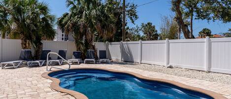 Una piscina climatizada