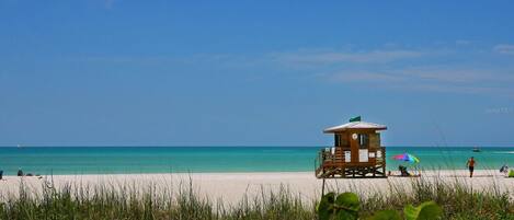Sun loungers, beach towels