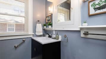 Hårtørrer, håndklæder