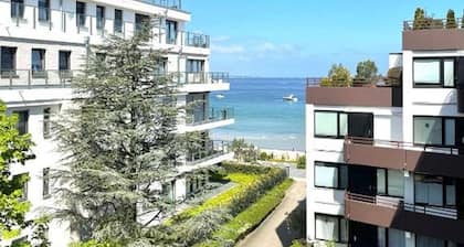 Residenz am Hang - 2 Zimmerapartment mit Balkon und Teilmeerblick, Sauna im Haus