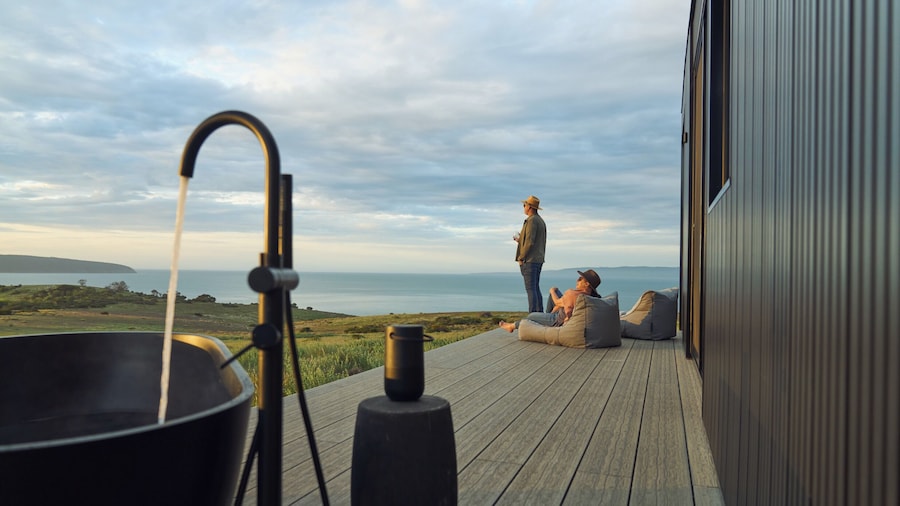 CABN Kangaroo Island Ocean View Private Off Grid Luxury Accommodation