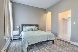 1 bedroom, iron/ironing board, bed sheets