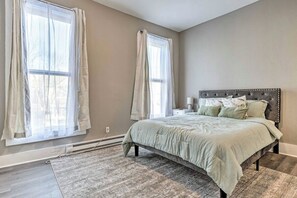 1 chambre, fer et planche à repasser, draps fournis