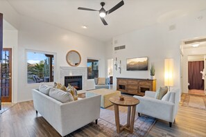 スマートテレビ、暖炉