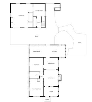 Floor plan - 250 Steps to Residents-Only Section of Clearwater Beach (Clearwater)