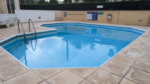 Outdoor pool - Best location- Harbour and promenade,  2BR/2 baths apartment with private garden (Paphos)