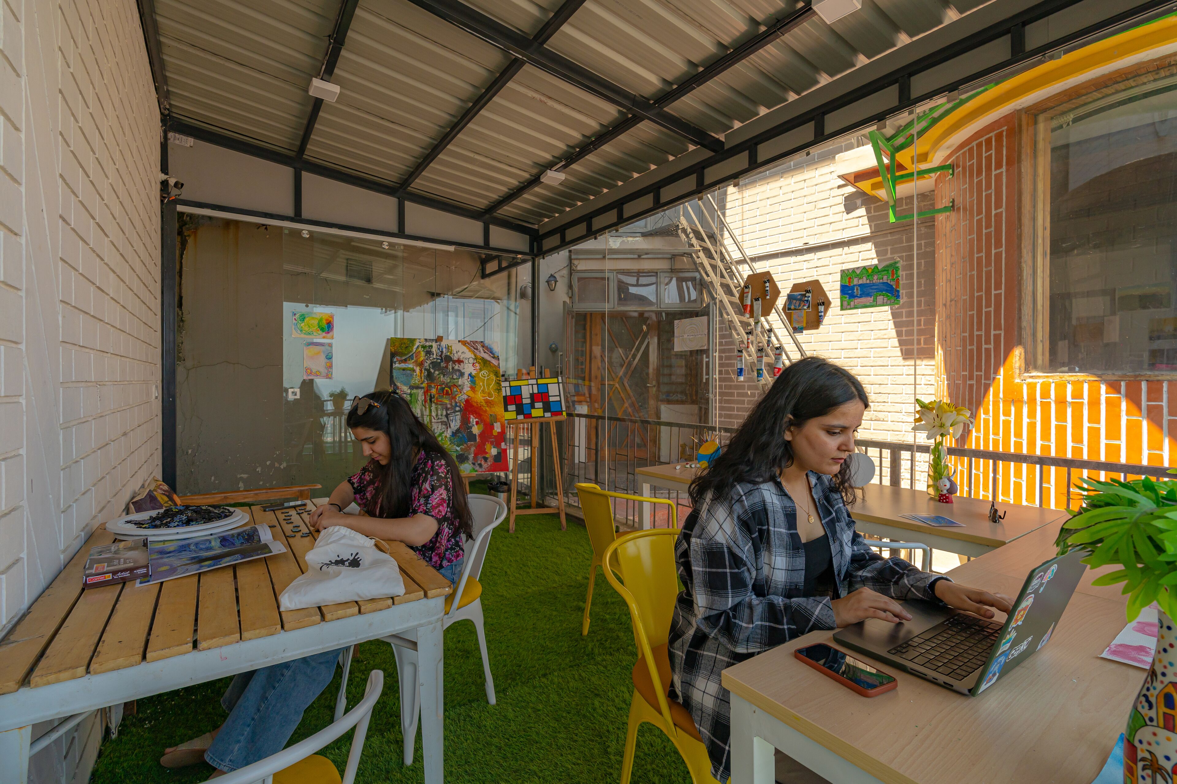 Sala de estar en el lobby