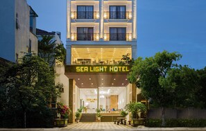 Majoituspaikan julkisivu