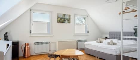 5 bedrooms, iron/ironing board, WiFi, bed sheets