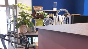 Daily buffet breakfast (EUR 9 per person)