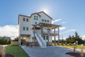 Exterior - Siren's Song 6 Bedroom Home at Tarheel Shores- PETS STAY FREE! (Salvo)