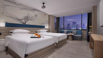 1 bedroom, premium bedding, down duvets, Select Comfort beds