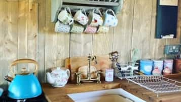 Réfrigérateur, four, plaque de cuisson, bouilloire électrique