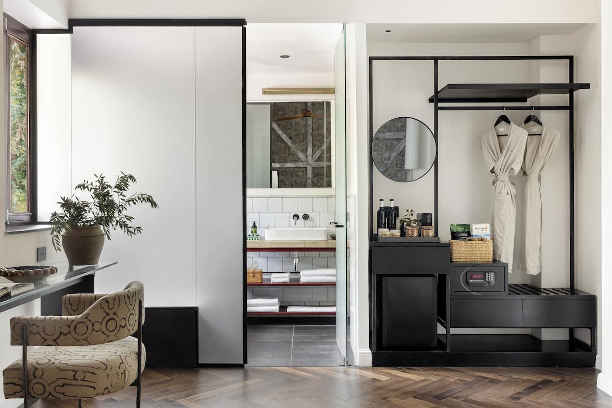 Draps en coton égyptien, literie de qualité supérieure, minibar