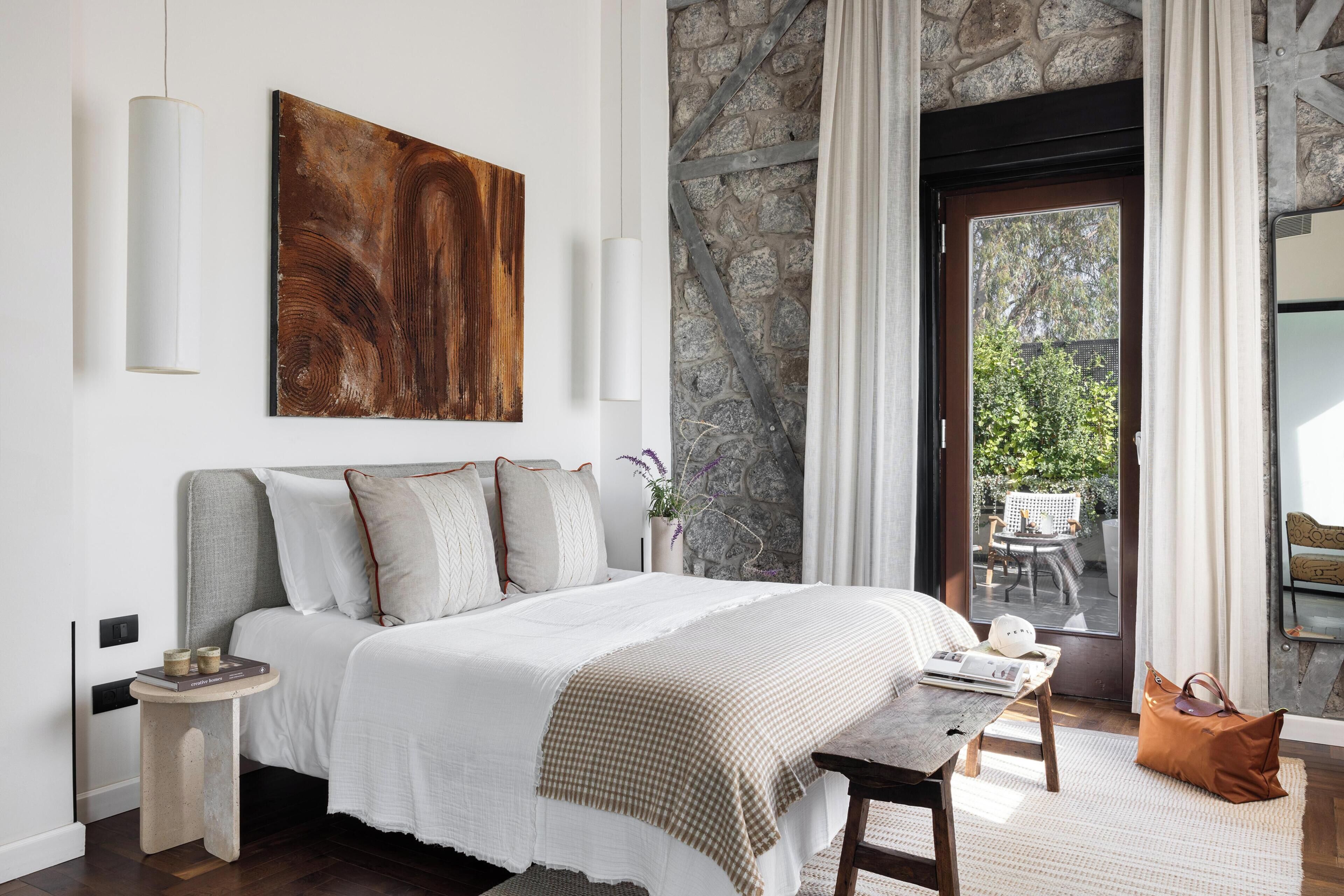 Luxe studio | Lakens van Egyptisch katoen, luxe beddengoed, een minibar