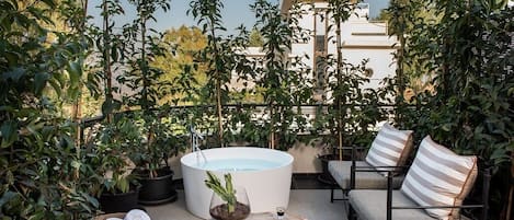 Superior Double Room, Hot Tub | Terrace/patio