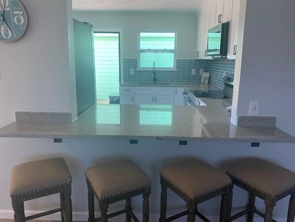 Fridge, microwave, oven, stovetop - Family memories ~Ground floor condo~close to beach (Gulf Shores)