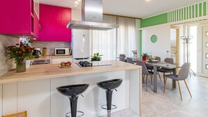 Family Villa, Multiple Beds (Pool Villa May) | Private kitchen - Pool Villa May (Tinjan)
