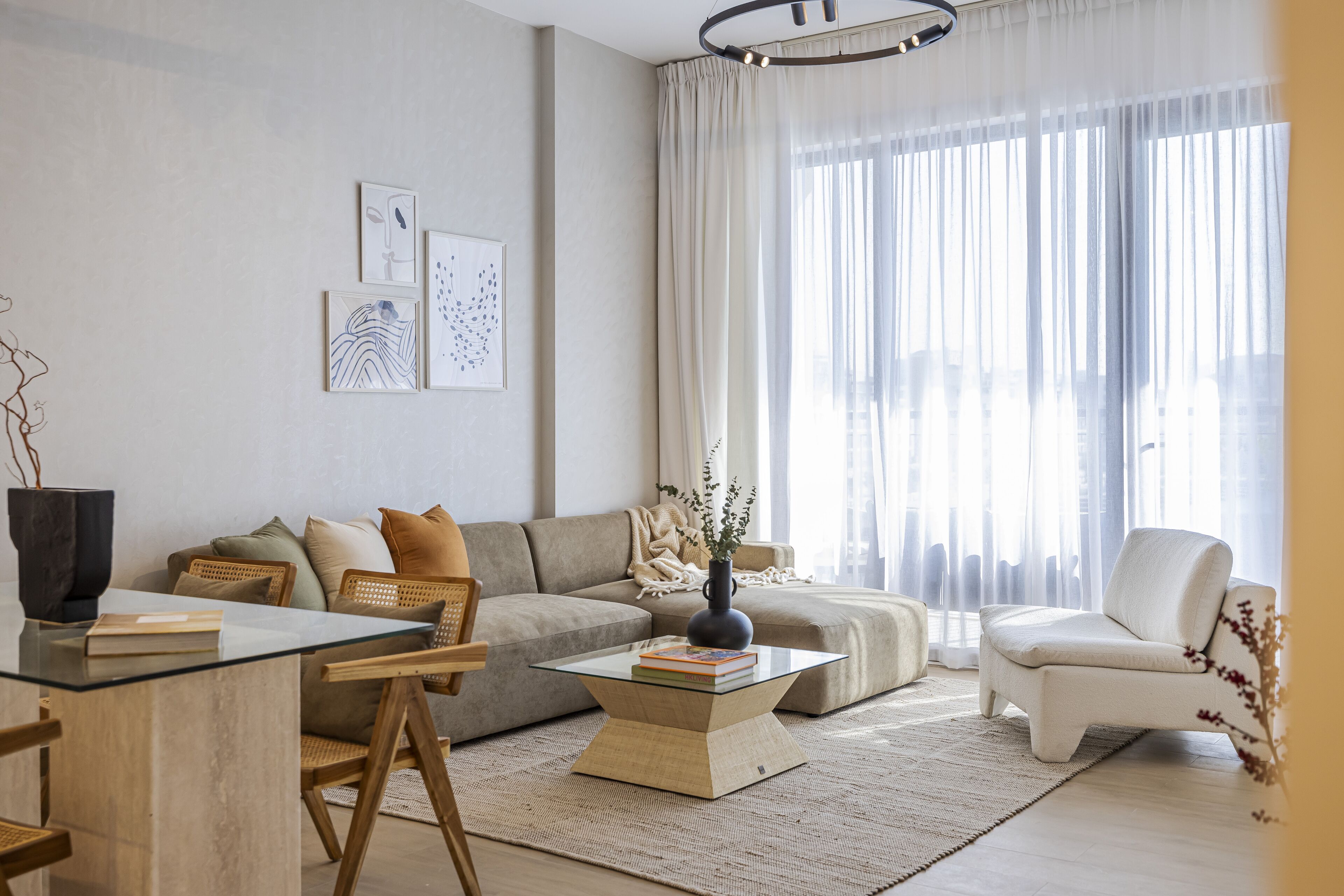 파노라믹 아파트 | 거실 공간