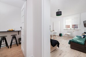 Departamento, 1 habitación, cocina | Sala de estar