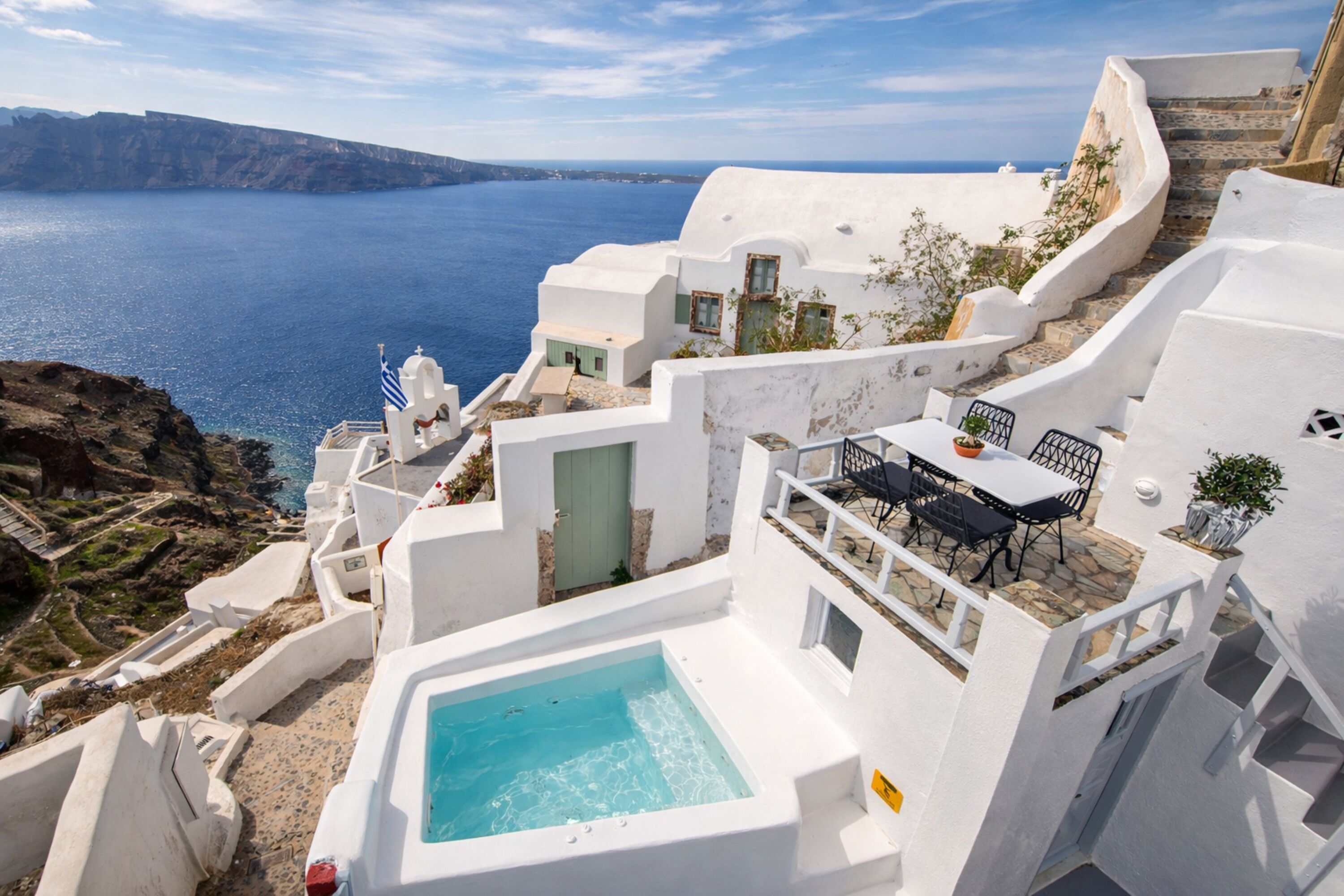 Lyxvilla - 2 sovrum - bubbelpool - havsutsikt | Bubbelbad