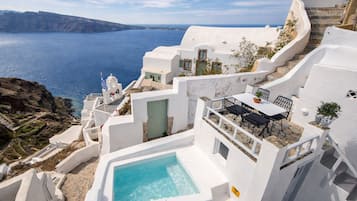 Lyxvilla - 2 sovrum - bubbelpool - havsutsikt | Bubbelbad