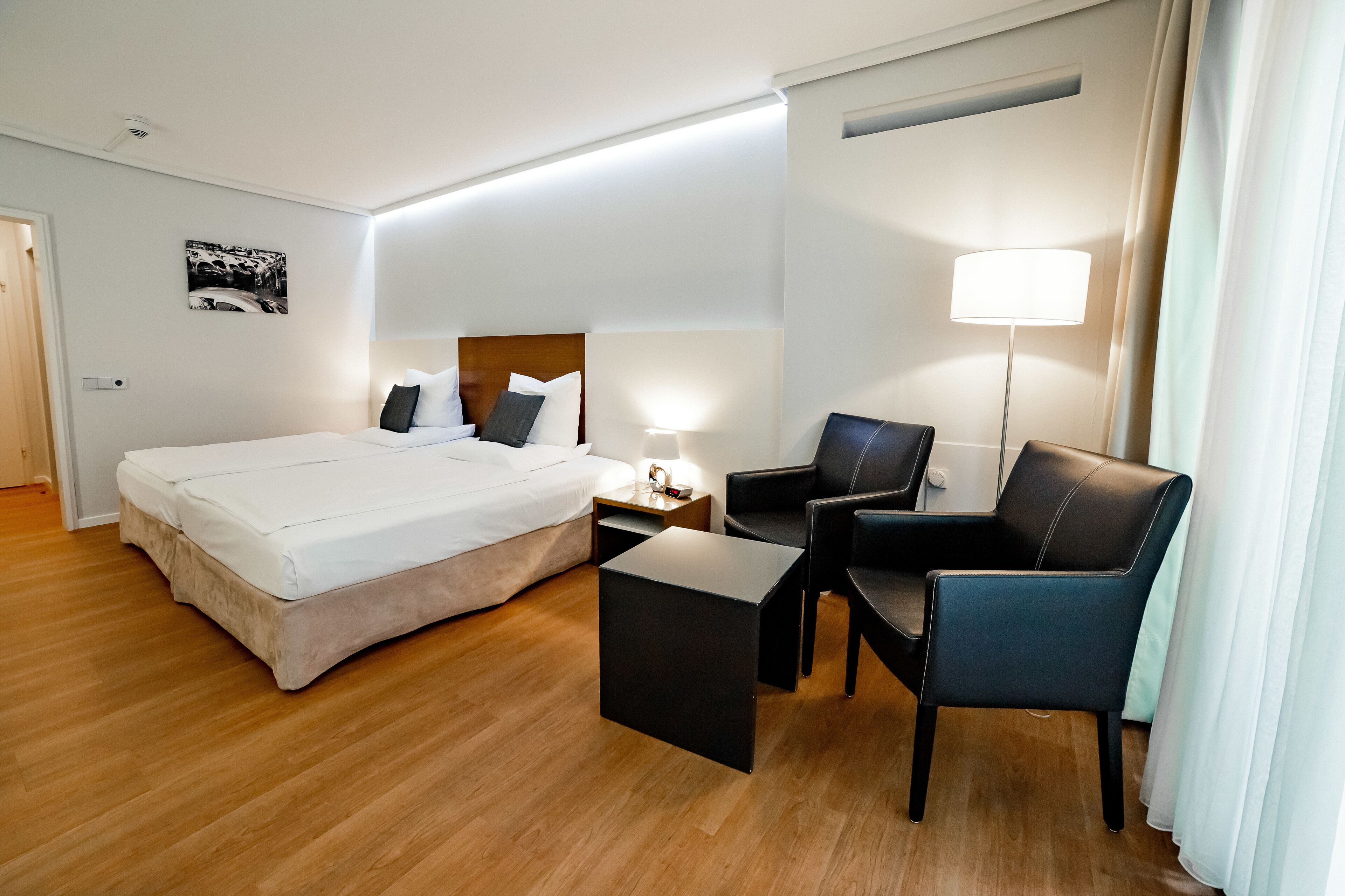 ラグジュアリー ダブルルーム (1 名様利用) | 高級寝具、ミニバー、セーフティボックス (室内)、デスク