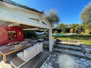 Terrace/patio - Charming villa 25' Nice, Cannes (Roquefort-les-Pins)