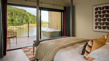 Comfort Cabin | Premium bedding, pillow-top beds, individually decorated