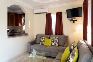 Apartment, 2 Bedrooms | Living area - Villa Gumio - Your Comfort In Boca Chica Beach 2 Bedroom Apts by RedAwning (Boca Chica)