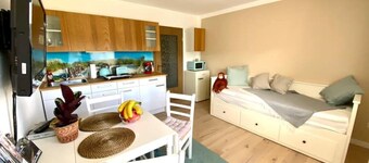 Vacation apartment in the Fichtelgebirge - near the ski slope with balcony & free parking