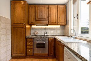 Kühlschrank, Mikrowelle, Herdplatte, Geschirrspüler