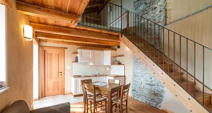Chalet 'Civico 9' mit Bergblick, Gemeinschaftsgarten und WLAN