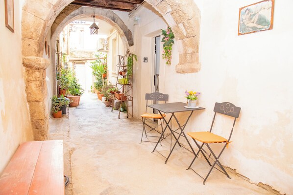 Interior entrance