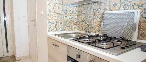 Studio Familial, vue mer (Nike Home 200m From Sea) | Cuisine privée