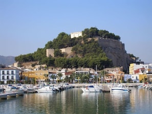 Perched atop a hill, the fortress offers breathtaking views of the surrounding town and marina.
