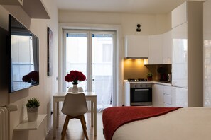 Studio – deluxe | Strykejern/-brett og wi-fi (inkludert)