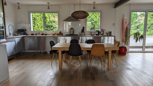 Our lovely and quiet house with garden awaits you.