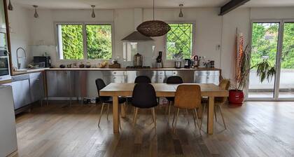 Our lovely and quiet house with garden awaits you.