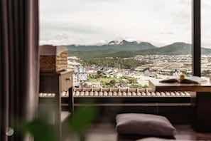 Vue sur les montagnes